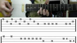 how to play CALIFORNICATION with TAB slane castle intro Red hot chili peppers lesson [upl. by Uta617]