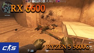 CS2 fps test ryzen 5 5600  RX 5700 XT [upl. by Nehgam]