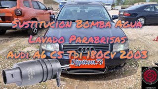 Bomba agua Limpiaparabrisas Audi A6 C5 TDI 180Cv 2003 [upl. by Elocel]