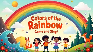 Rainbow Song for Kids  Rhymes Educational Songs amp Learning by Rhyming Toons [upl. by Sheply]