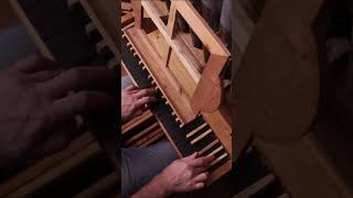 Bachs genius with my homemade pipe organ jsbach woodworking pipeorgan [upl. by Ambrosius]