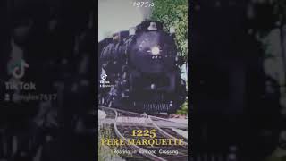 Pere marquette 1225 whistle Sound like 1990 [upl. by Ihcur]