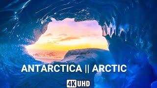 ANTARCTICA  ARCTIC RELAXATION TOUR in 4K Ultra HD [upl. by Utley]