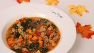 Sausage amp Kale Soup Recipe  Laura Vitale  Laura in the Kitchen Episode 457 [upl. by Beatriz472]