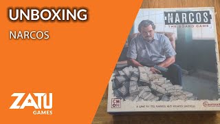 Narcos Board Game Unboxing [upl. by Atikal699]