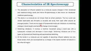 Nanomaterials their Characterization using IR SpectroscopyLecture06 [upl. by Cleopatre237]