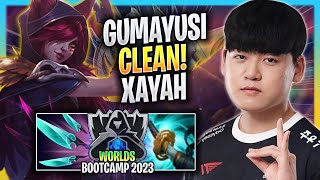 GUMAYUSI IS SUPER CLEAN WITH XAYAH  T1 Gumayusi Plays Xayah ADC vs Kaisa  Bootcamp 2023 [upl. by Cogen]