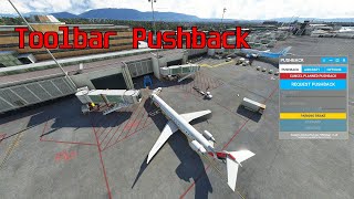 L’outil de pushback ultime   MSFS 2020  Toolbar Pushback [upl. by Mide]