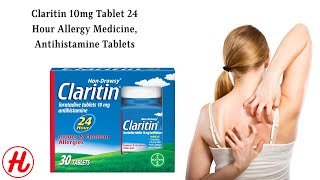 Claritin 10mg Tablet 24 Hour Allergy Medicine Antihistamine Tablets [upl. by Hanae]