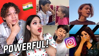 Indian Music will put you in the FEELS Latinos react to Indian Singers that went viral on REELS [upl. by Eirallam]