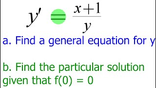 Solve Separable Differential Equations Ex 1 [upl. by Primrosa]