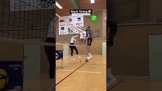 How to get right timing to do dead block volleyball [upl. by Girish672]