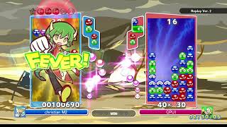 Puyo Puyo Champions PC Draco VS Hartmann Fever Mode [upl. by Noivax]