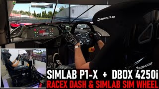 Upcoming SimLab GT310 Sim Wheel amp RaceX Sim Dashboard  P1X DBox 4250i Motion Sim [upl. by Stonwin]