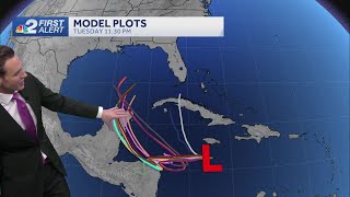 Tropical system expected to form in Caribbean possible path toward Florida next week  Wed Nov 13 [upl. by Elinore302]