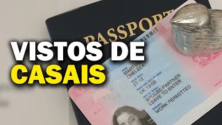 VISTOS PARA CASAIS  DICA DE IMIGRAÇÃO NO REINO UNIDO [upl. by Eustazio309]