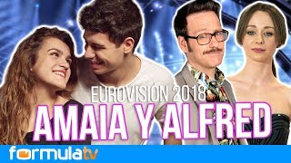 Eurovisión 2018 La porra de los famosos españoles para Amaia y Alfred [upl. by Pallaten517]