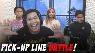 PICK UP LINES CHALLENGE  TEAM KALABAW vs TEAM TROIJAN [upl. by Arraik]