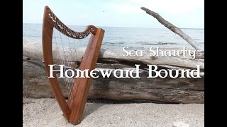 Homeward Bound on Celtic Folk Harp [upl. by Essirahc]