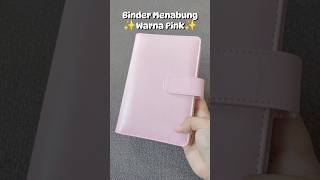 Binder Menabung Warna Pink🌷 bindermenabung binderbudgeting binderhaul racunshopee [upl. by Mitchell]