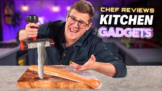 Chef Reviews “DANGEROUS” Kitchen Gadgets  S3 E5 [upl. by Yawnoc]