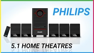 5 Philips 51 Home Theatre Systems With Price In India [upl. by Ahsinyd]