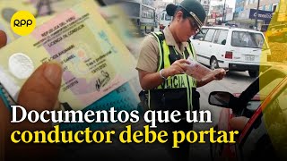 ¿Qué documentos debe portar un conductor [upl. by Ssidnak]