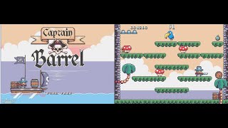 Captain Barrel Homebrew Genesis  Gameplay Demo [upl. by Topliffe575]