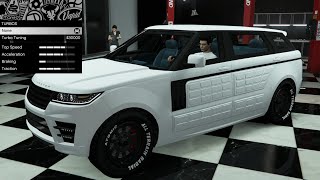 GTA 5  Past DLC Vehicle Customization  Gallivanter Baller LE LWB Armored Range Rover LWB L405 [upl. by Nollaf627]