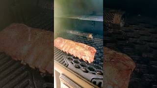 Simple Pellet Smoker Ribs [upl. by Akenom]