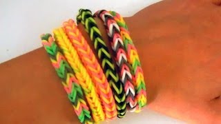 Tutoriel Comment réaliser un bracelet élastique fishtail RAINBOW LOOM  Français DEBUTANT [upl. by Salomone168]