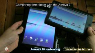 Arnova 84 Tablet unboxing Rockchip 2818 84 inches 4 GB [upl. by Eceined]