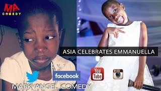 ASIA CELEBRATES EMMANUELLA OF Mark Angel Comedy [upl. by Enywad]