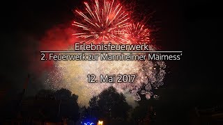 Feuerwerk zur Maimess Mannheim [upl. by Anilef]