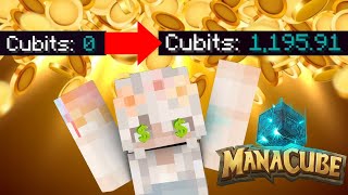 ManaCube  How to Get Cubits 100 FREE  Minecraft [upl. by Aitnic874]