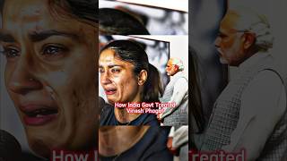 How Indian Govt Treated Vinesh Phogat shorts vineshphogat viralshort olympics [upl. by Cohla]