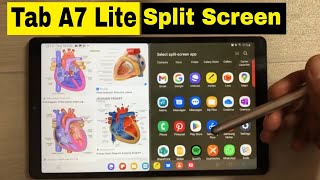 Samsung Tab A7 Lite  Top 7 Ways to Use Split Screen for Beginners [upl. by Llibyc]