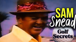 My Grip  Sam Snead SWING SECRETS 4 Senior Golf [upl. by Gereron616]