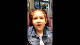 5 year old Laura having her ears pierced in Claires [upl. by Aivatnohs]