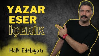 Yazar Eser içerik Halk Edebiyatı Rüştü hoca [upl. by Eirod]