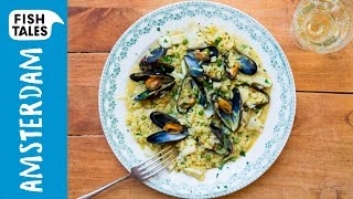 SEAFOOD RISOTTO  Risotto Frutti di Mare  Bart van Olphen [upl. by Fischer]