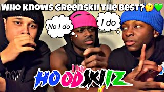 Who knows Greenskii the best🤔💚ON LIVE Hoodskiiz [upl. by Eel]