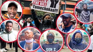 CELEBRITIES WHO PARTICIPATED IN GEN Z MAANDAMANO TUESDAY IN NAIROBI [upl. by Humfried592]