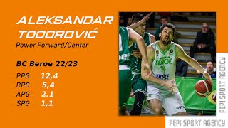 Aleksandar Todorović I 20222023 I Pepi Sport Agency [upl. by Justinn]