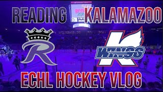 ECHL Hockey Vlog  Reading Royals vs Kalamazoo Wings [upl. by Elagiba659]