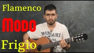 Tutorial de guitarra La escala frigia para tocar flamenco [upl. by Eeliah]