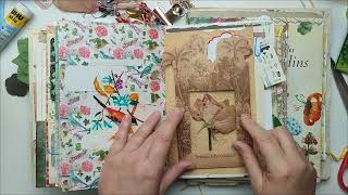 encadrement journal de vie journal with me Junk journal souvenirs scrapbooking inspiration [upl. by Ahsekar]