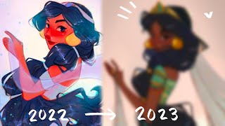 OLD ART REDRAW Redrawing my old art to see my art improvement✨ [upl. by Hackney]