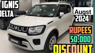 July 2024 Ignis Delta Bumper Discount Offer of Rupees 50 Thousand  Check out for more Detail 🔥 [upl. by Sissie]