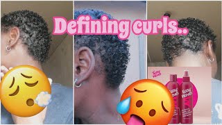 Defining curls using easy waves products🥰❤️ SOUTH AFRICAN YOUTUBER easywaves2164jaidencurls [upl. by Beverlie]